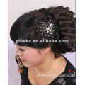Hotselling hair comb for girl eye-catching hairwear deco alloy rhinestone lovely pearl wholesale
